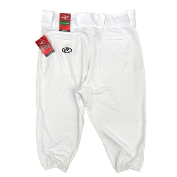 Rawlings Men's Knee High Baseball-pants Knickers White - Large - Picture 6 of 11